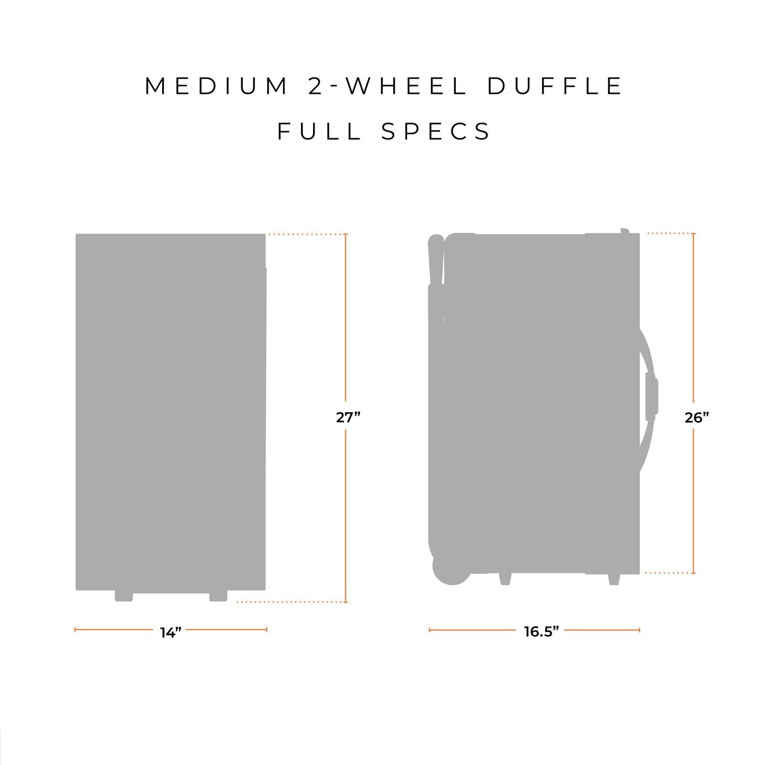 Medium Two-Wheel Duffle | BLUWD127