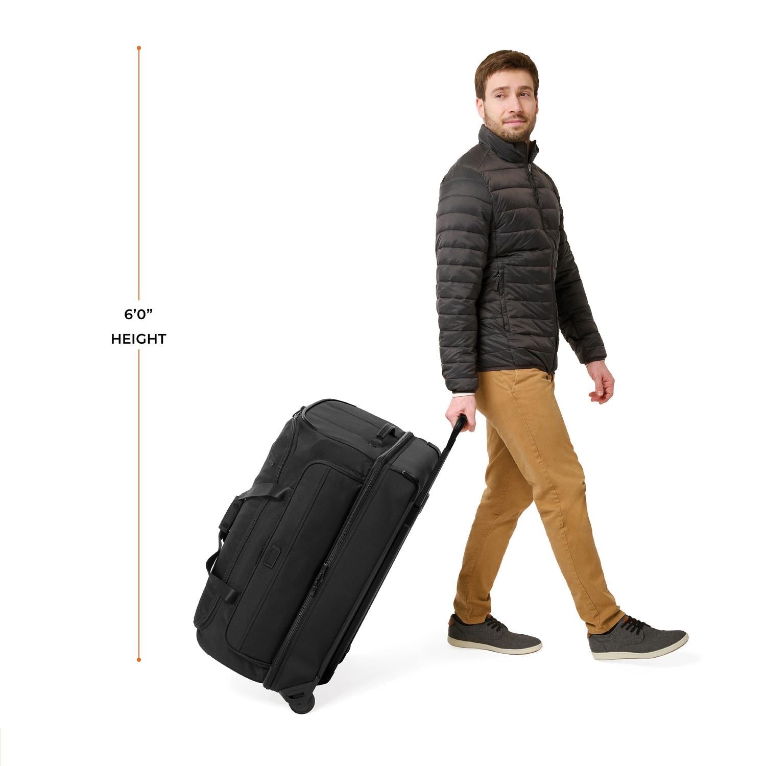 Large Two-Wheel Duffle | BLUWD129