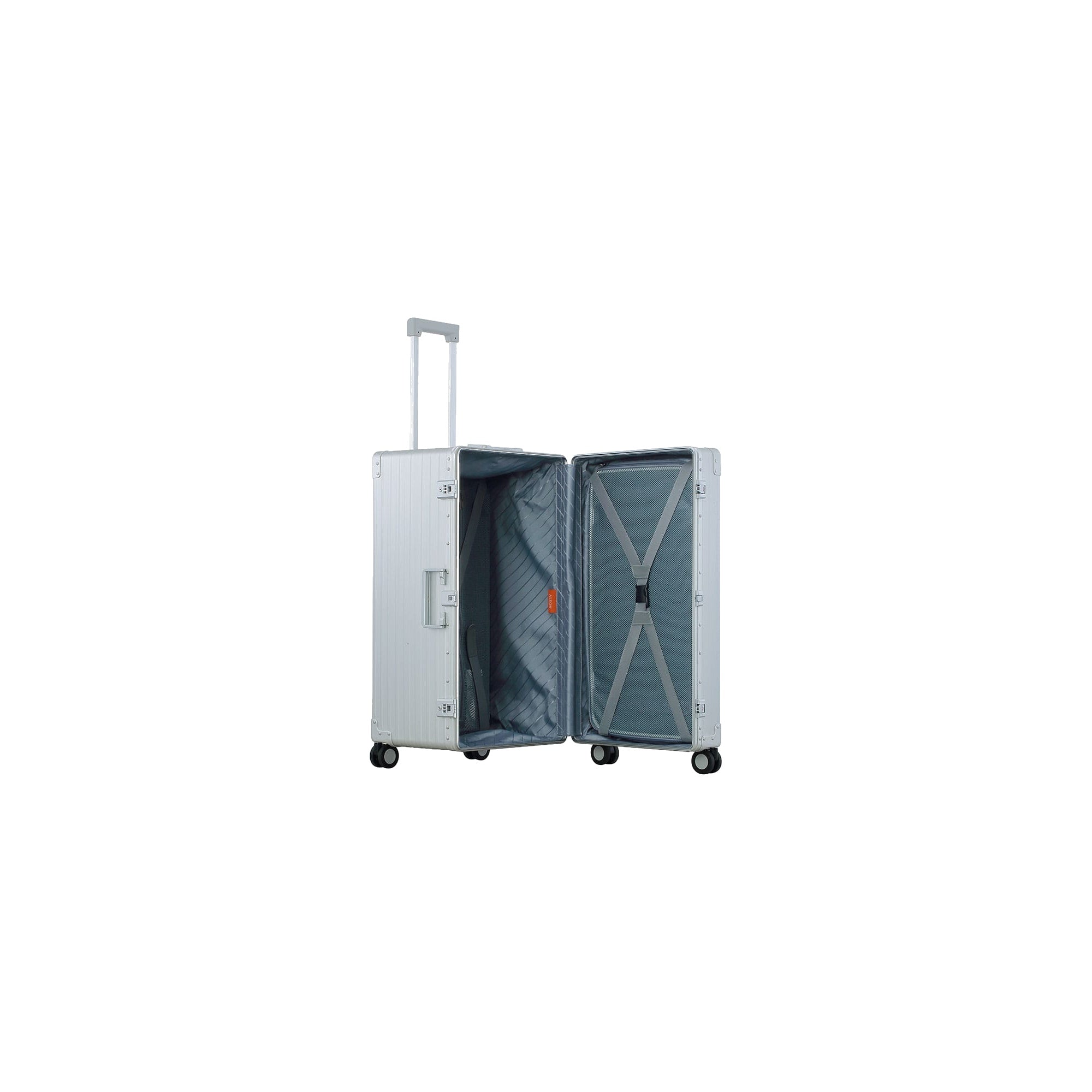 30" Aluminum International Trunk Checked Case | 3019