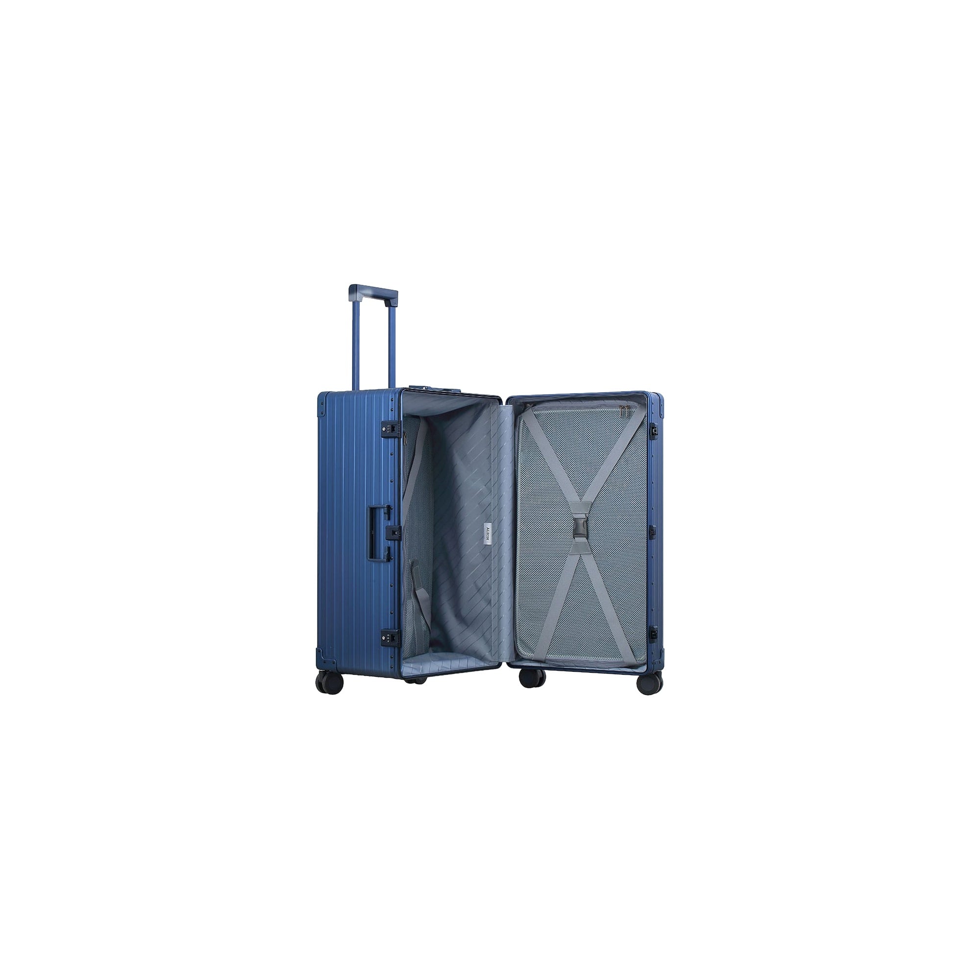 30" Aluminum International Trunk Checked Case | 3019
