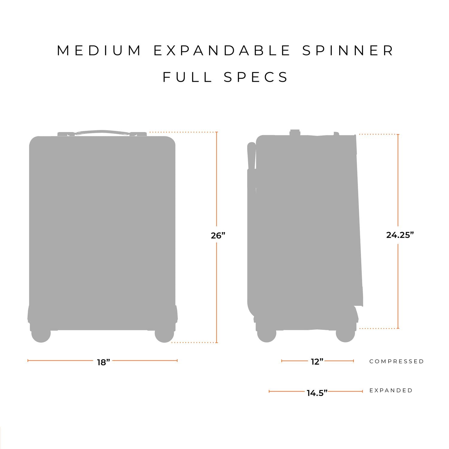Medium Expandable Spinner | BLU126CXSP