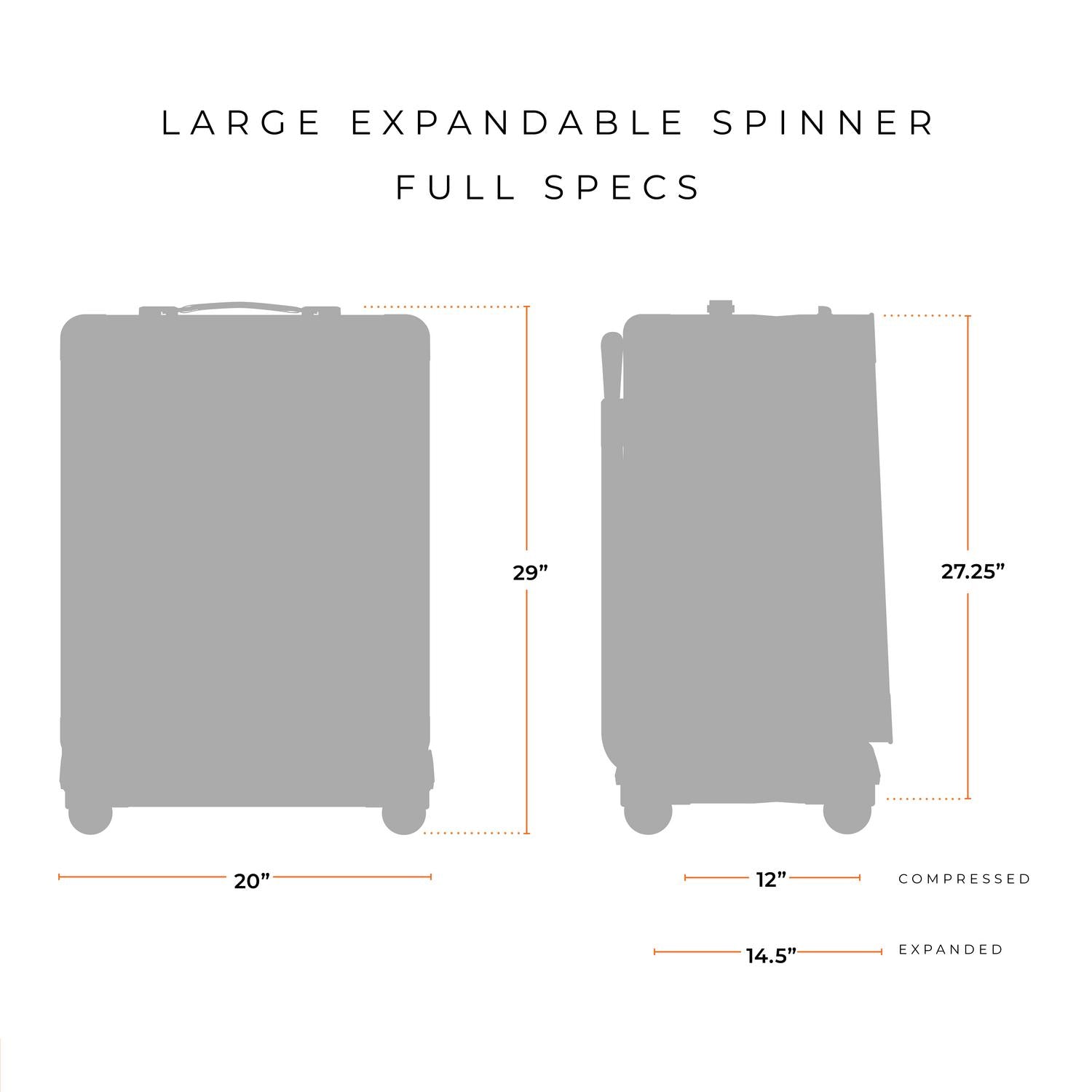 Large Expandable Spinner | BLU129CXSP