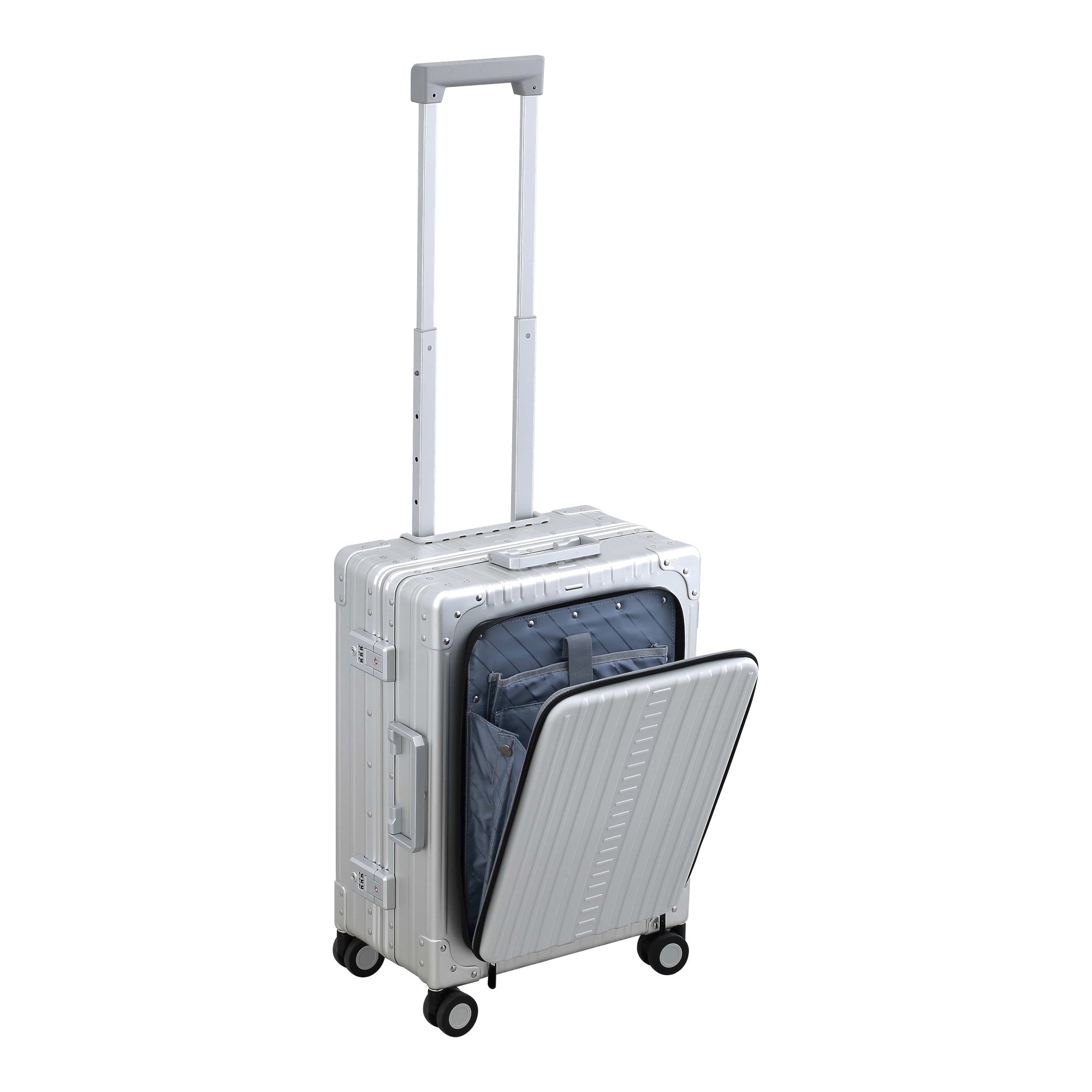 21" Front Pocket Aluminum International Carry-On | A2155240-FF