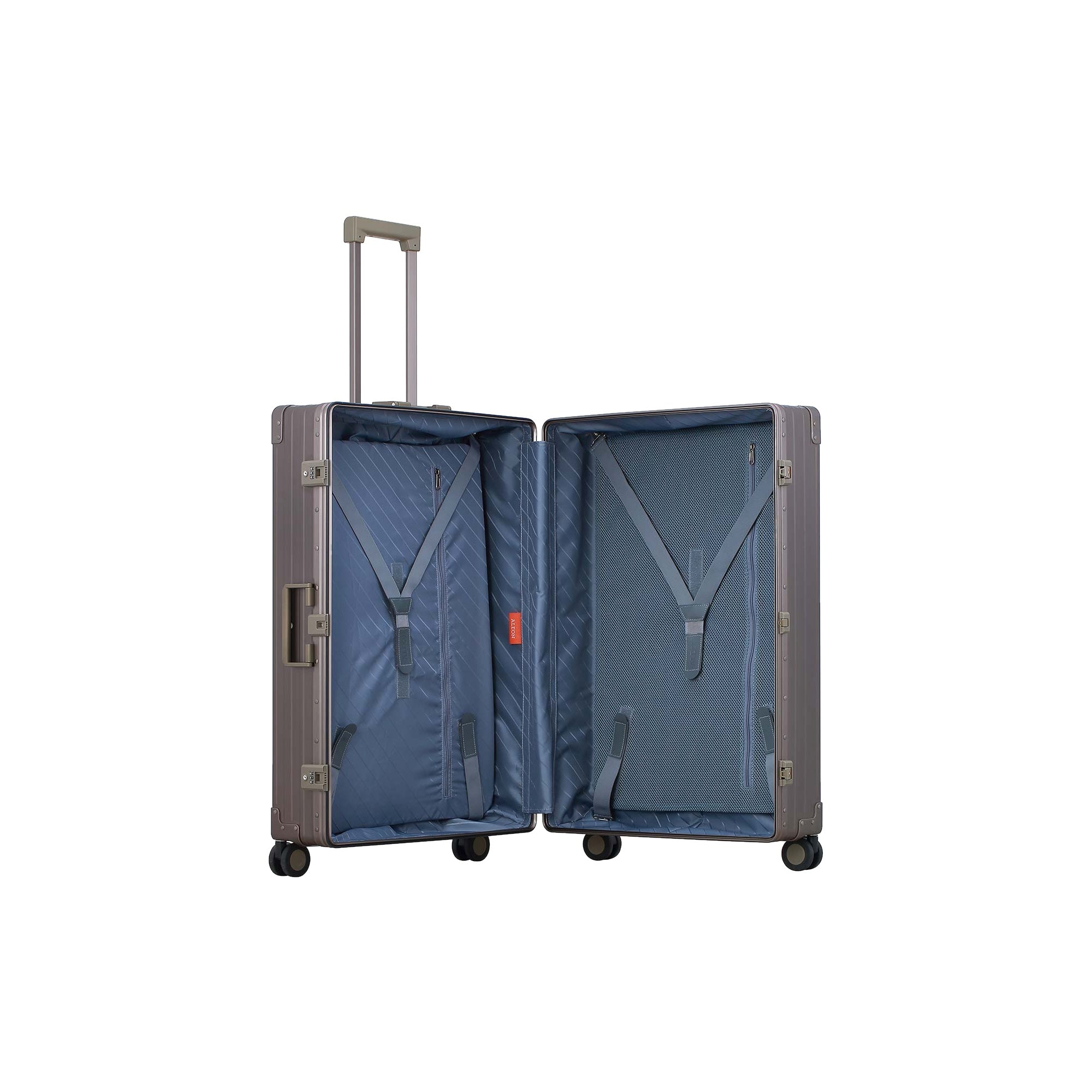 32" Aluminum Checked Suitcase – Macro Plus Traveler | 3255
