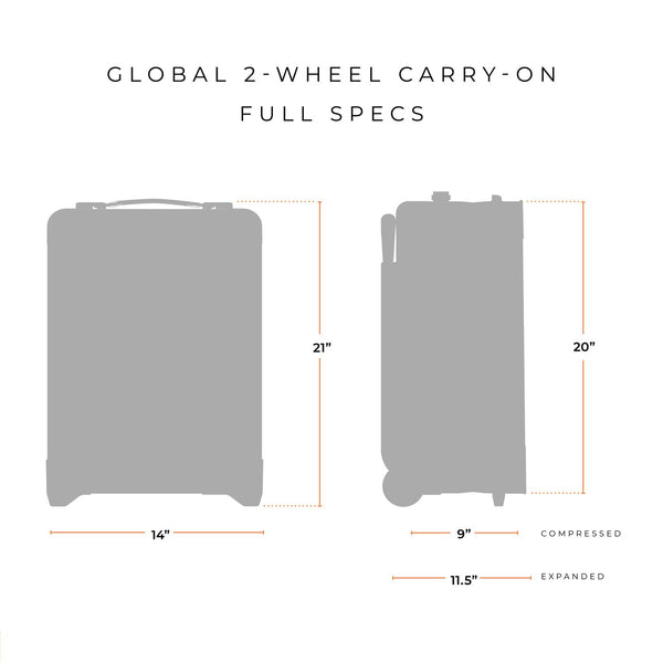 Global 2-Wheel Carry-On