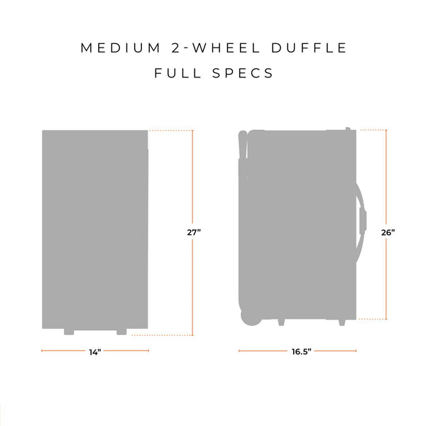 Medium 2-Wheel Duffle