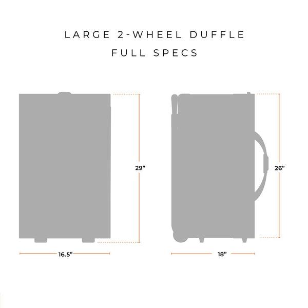 Large 2-Wheel Duffle